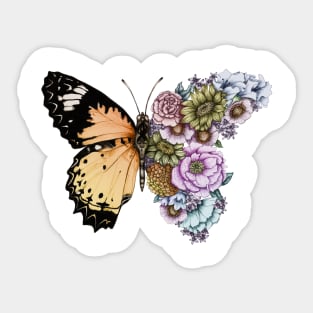 Butterfly in Bloom Sticker